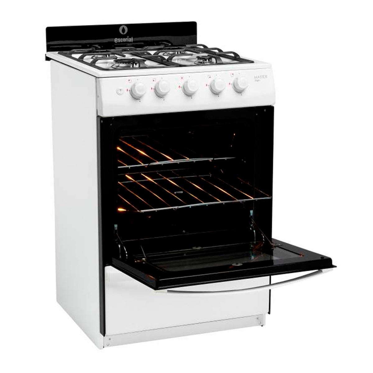 Cocina Multigas 56Cm Escorial Master Style Blanca